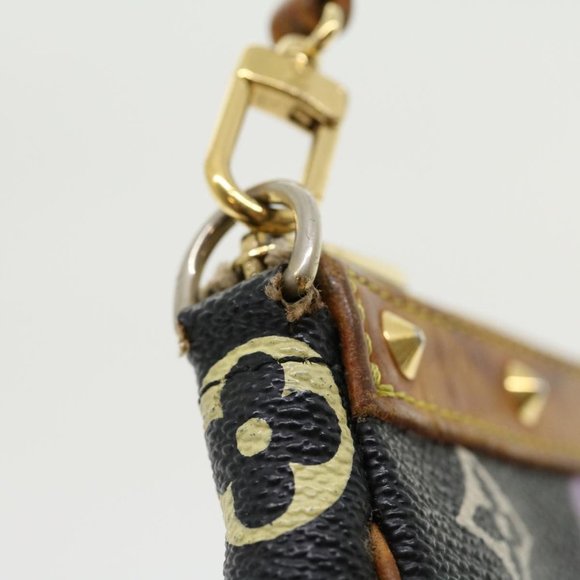 Louis Vuitton Multicolor Multicolore Black Murakami Pochette w Dustbag - Picture 16 of 16